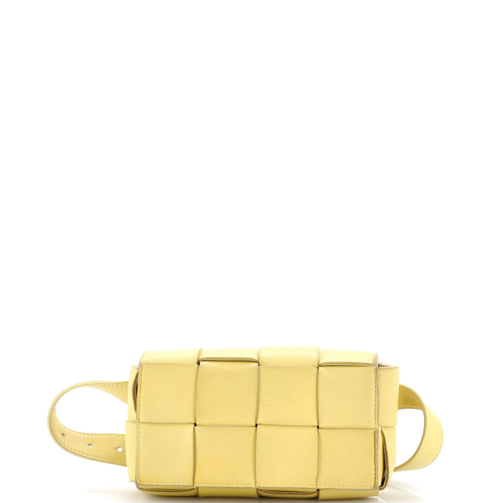 Cassette Belt Bag Maxi Intrecciato Leather