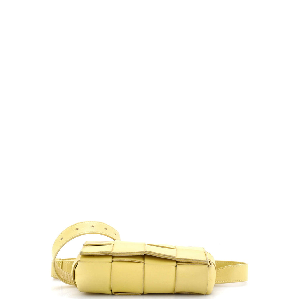 Cassette Belt Bag Maxi Intrecciato Leather