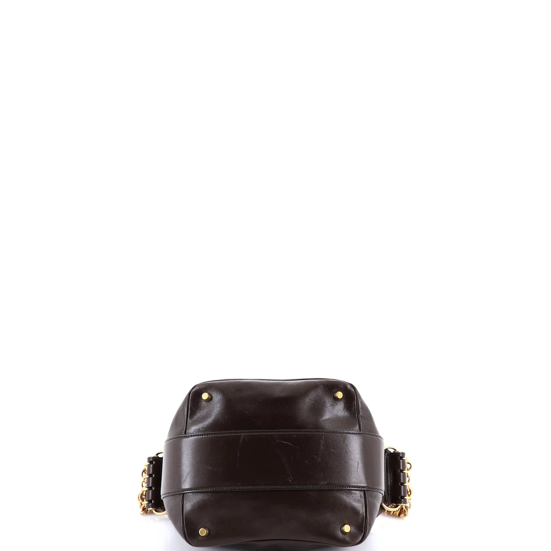 Multi Chain Camera Bag Leather Small