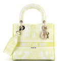 Lady D-Lite Bag Embroidered Canvas Medium