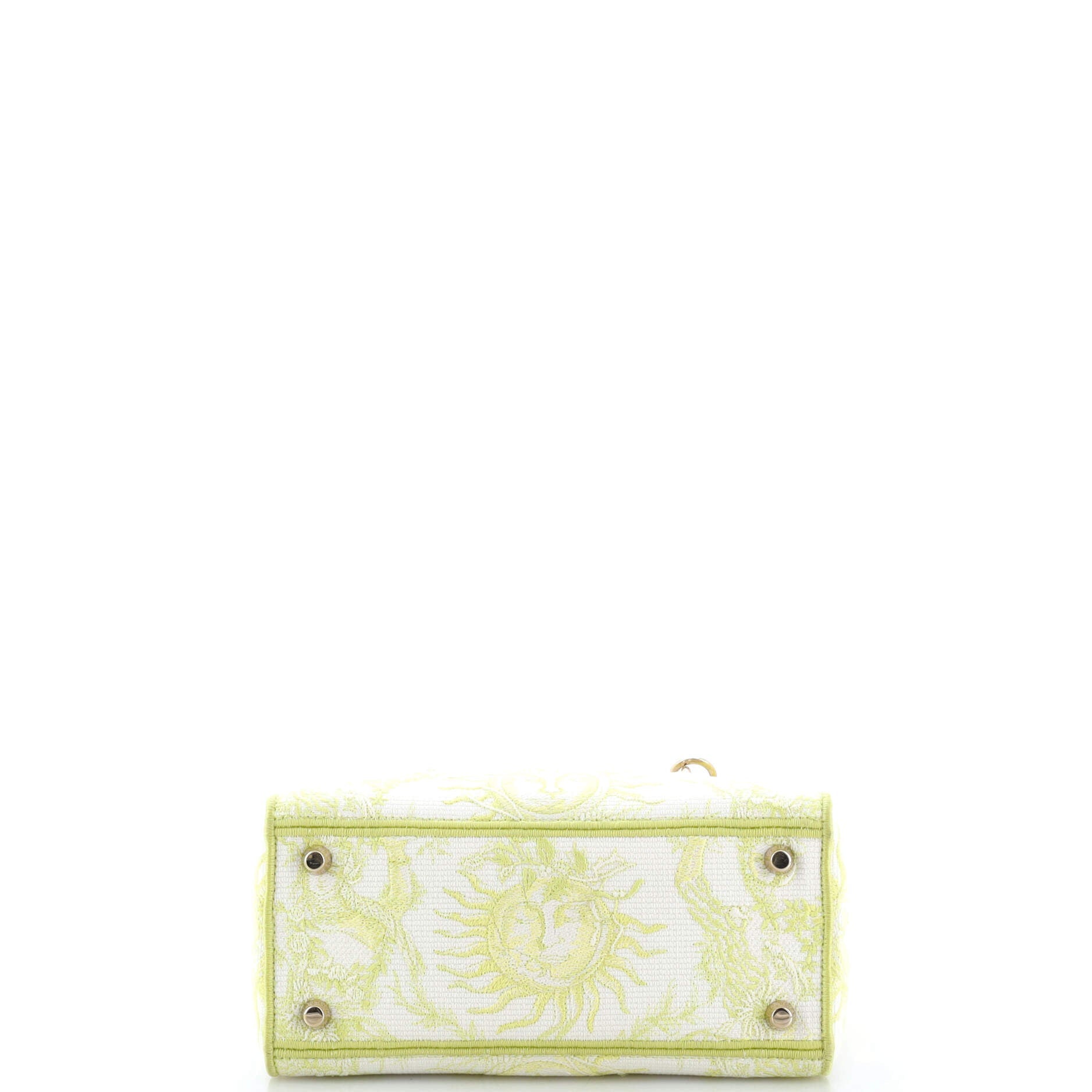 Lady D-Lite Bag Embroidered Canvas Medium