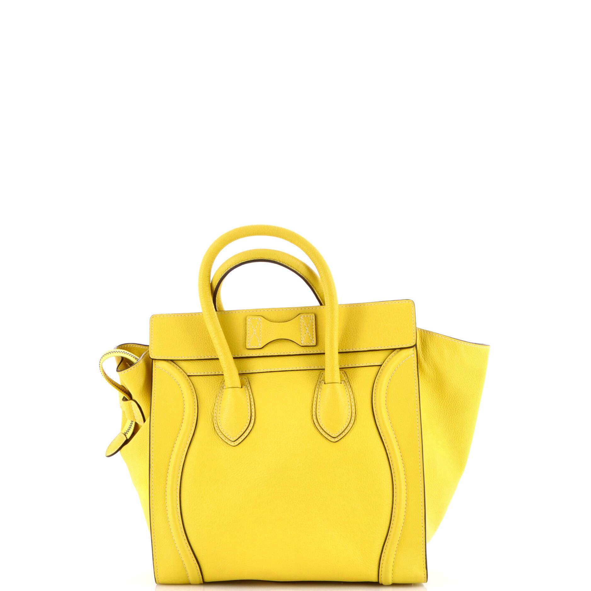 Luggage Bag Grainy Leather Mini