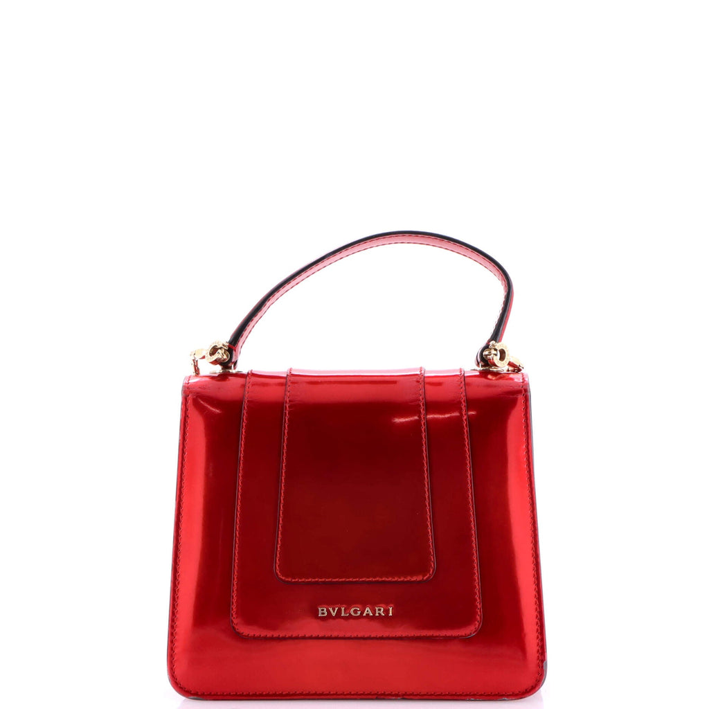 Serpenti Top Handle Bag Patent Small