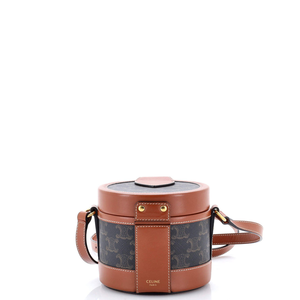 Tambour Bag Triomphe Coated Canvas Small