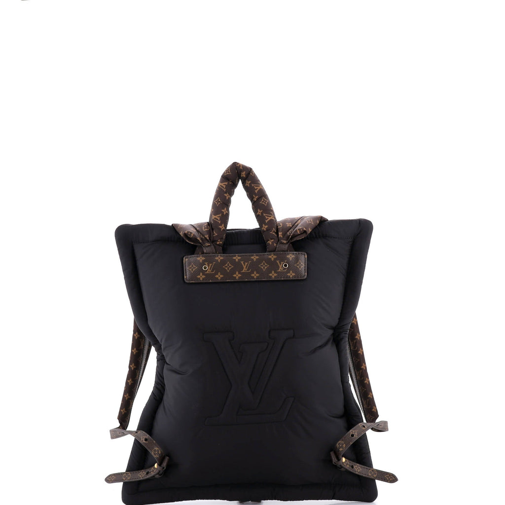 Pillow Backpack Monogram Quilted Econyl Nylon