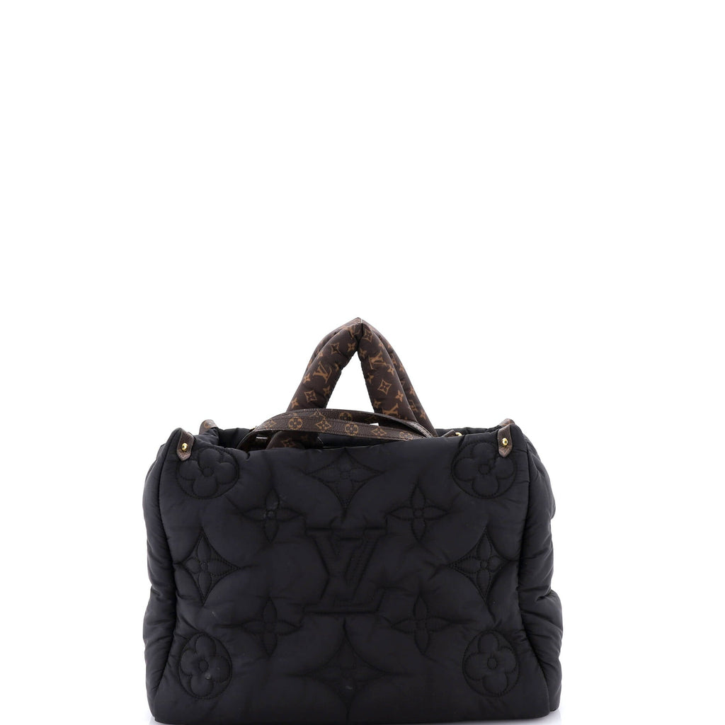 Pillow OnTheGo Tote Monogram Quilted Econyl Nylon MM