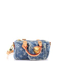 Speedy Bandouliere LV Remix Monogram Denim Nano