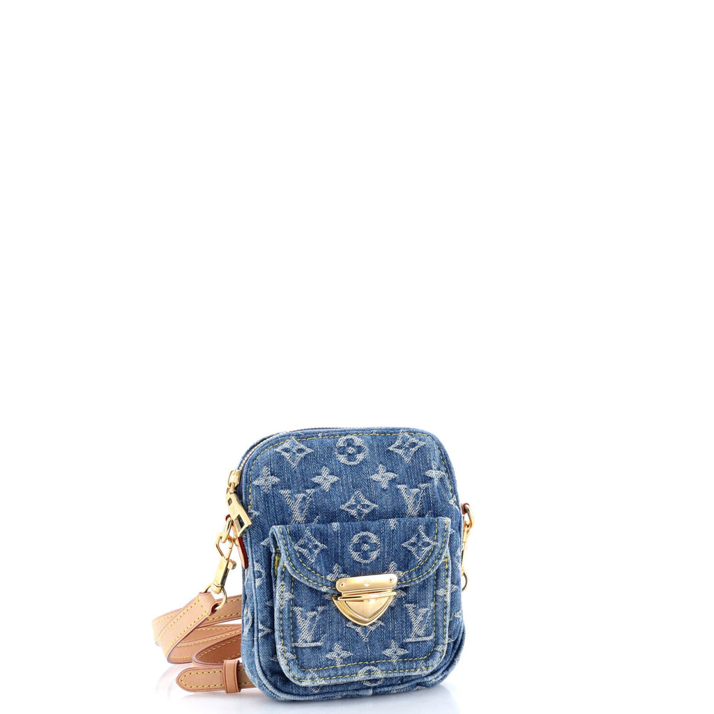 Fairfax Pochette Crossbody Bag LV Remix Monogram Denim