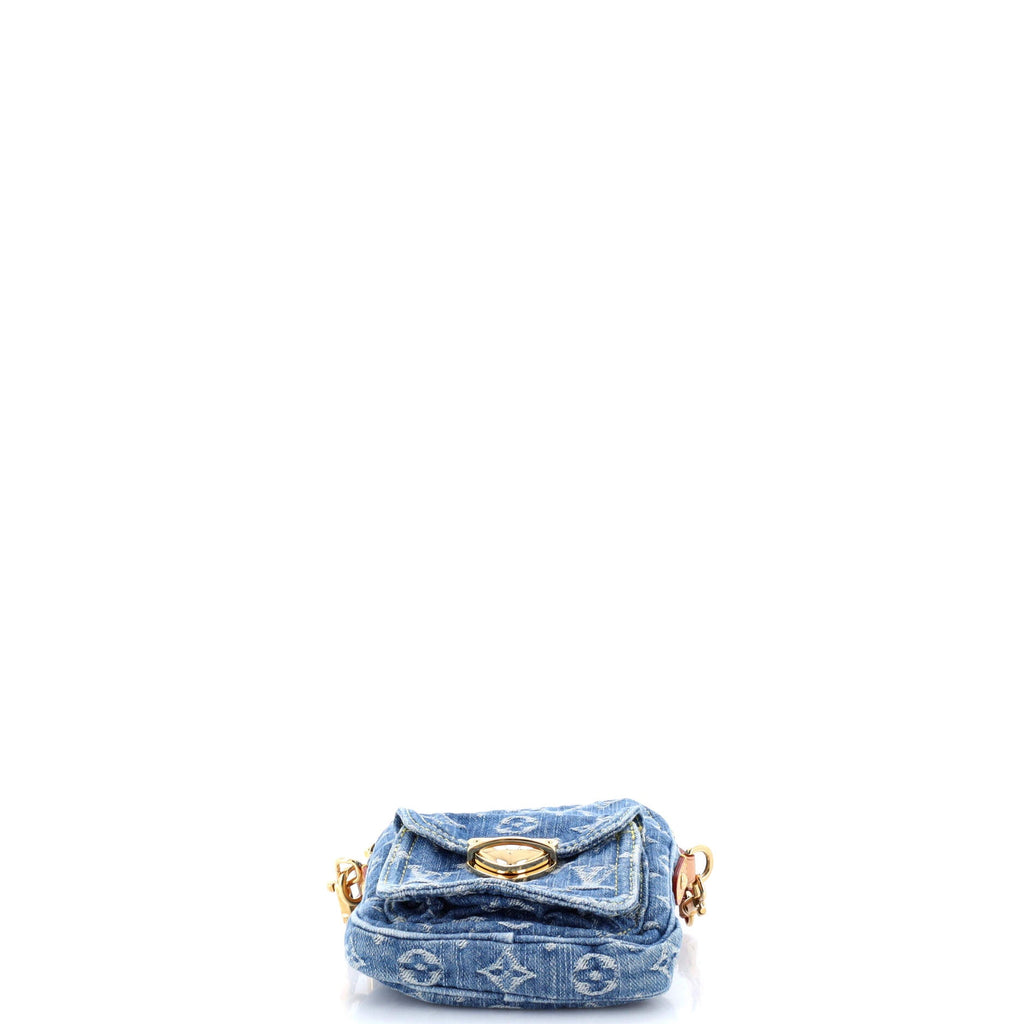 Fairfax Pochette Crossbody Bag LV Remix Monogram Denim
