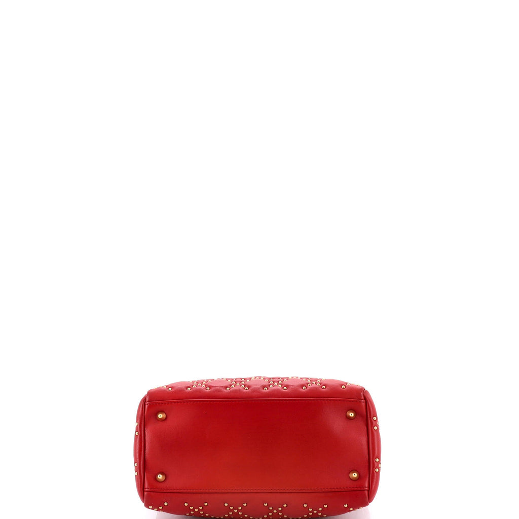 Supple Lady Dior Bag Cannage Studded Lambskin Medium