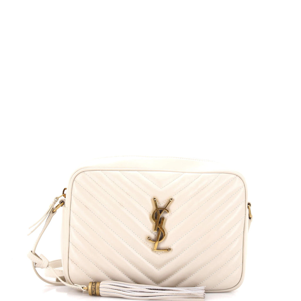 Lou Camera Bag Matelasse Chevron Leather Small
