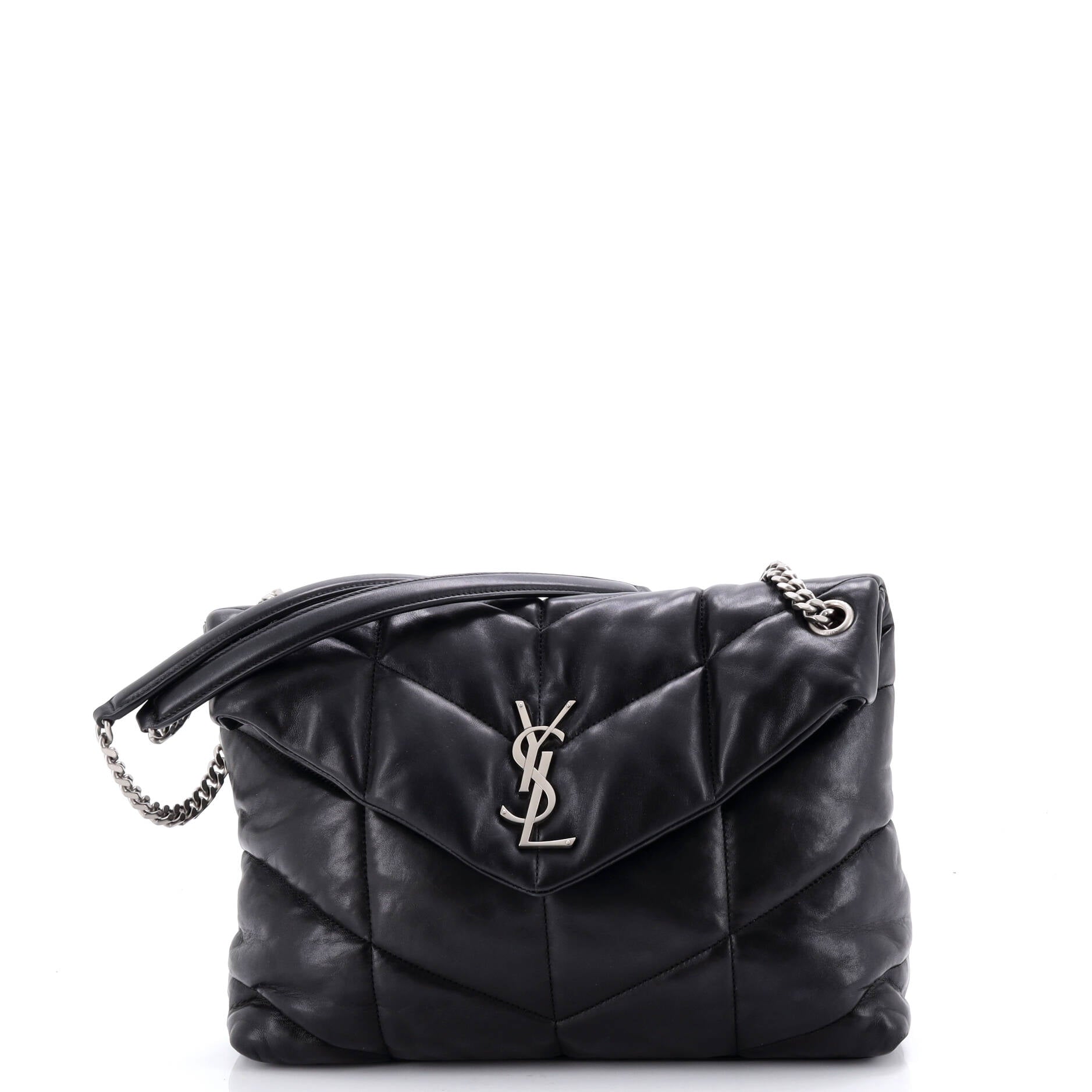 Loulou Puffer Shoulder Bag Quilted Leather Medium