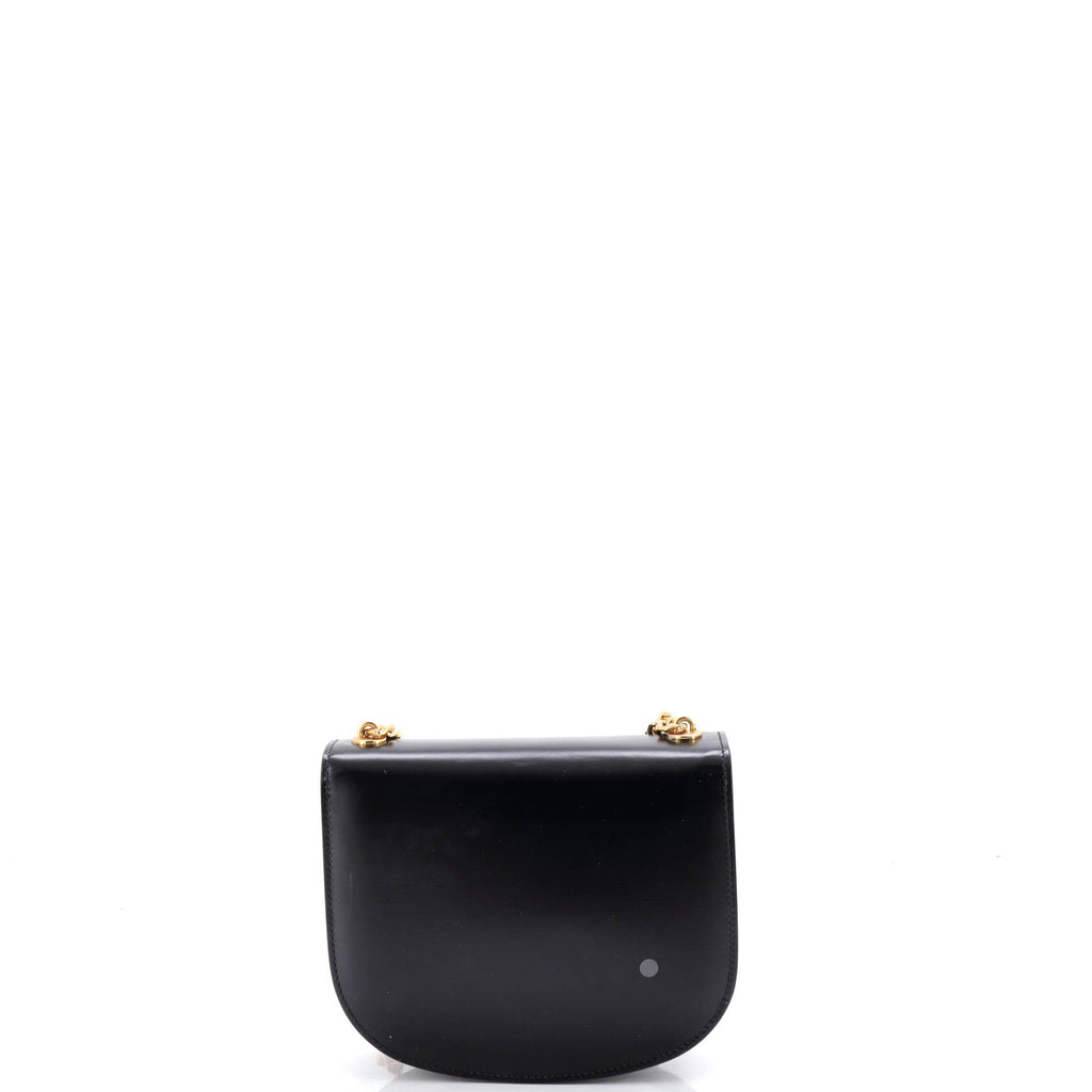 Triomphe Besace Clea Chain Flap Bag Leather