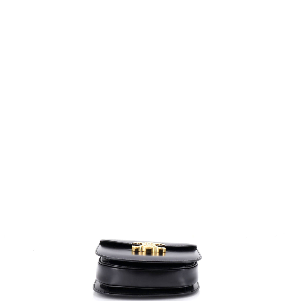 Triomphe Besace Clea Chain Flap Bag Leather