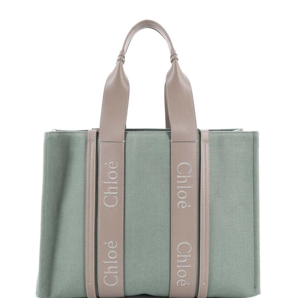 Woody Tote Leather Large