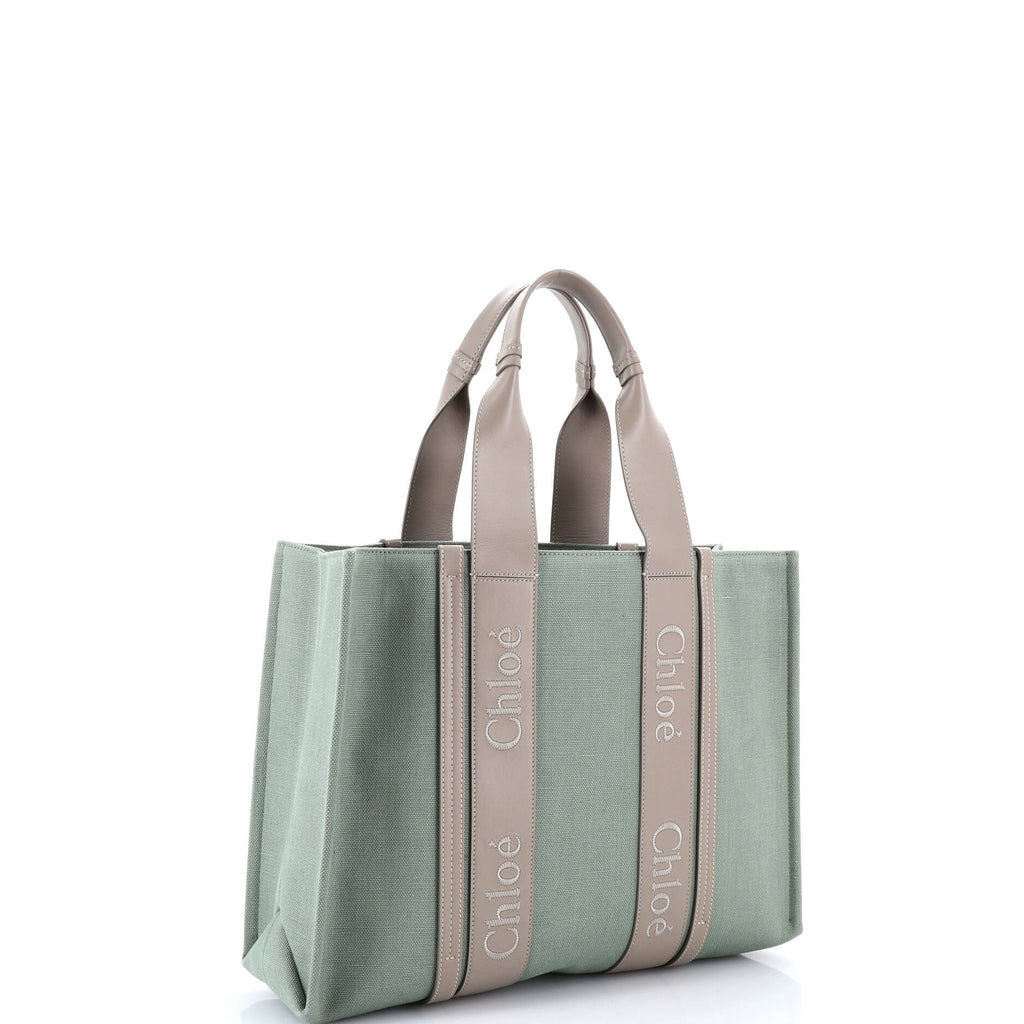Woody Tote Leather Large