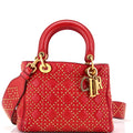 Supple Lady Dior Bag Cannage Studded Lambskin Medium