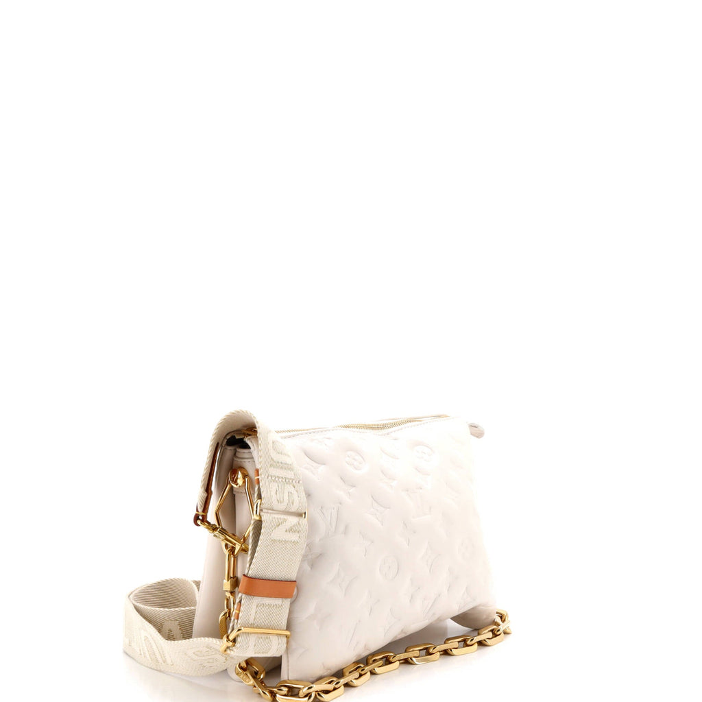 Coussin Bag Monogram Embossed Lambskin PM