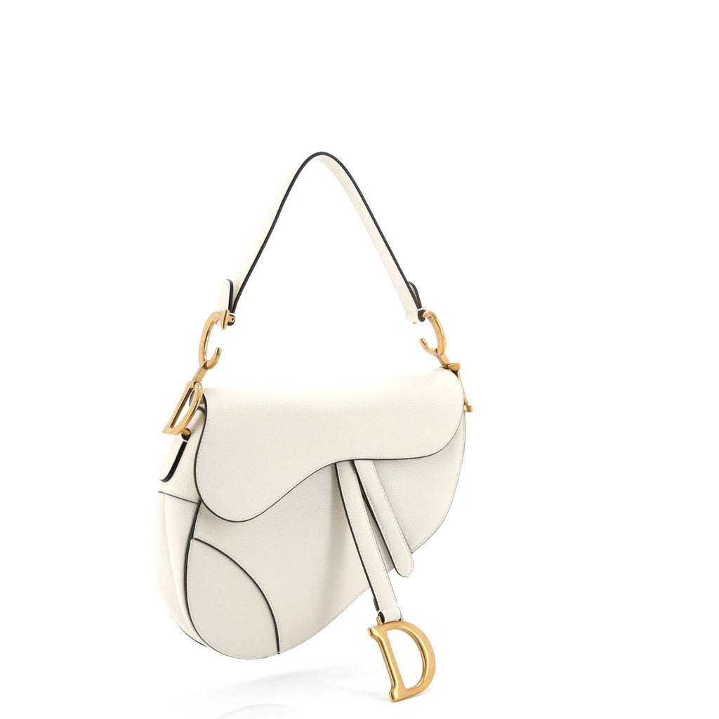 Saddle Handbag Leather Medium
