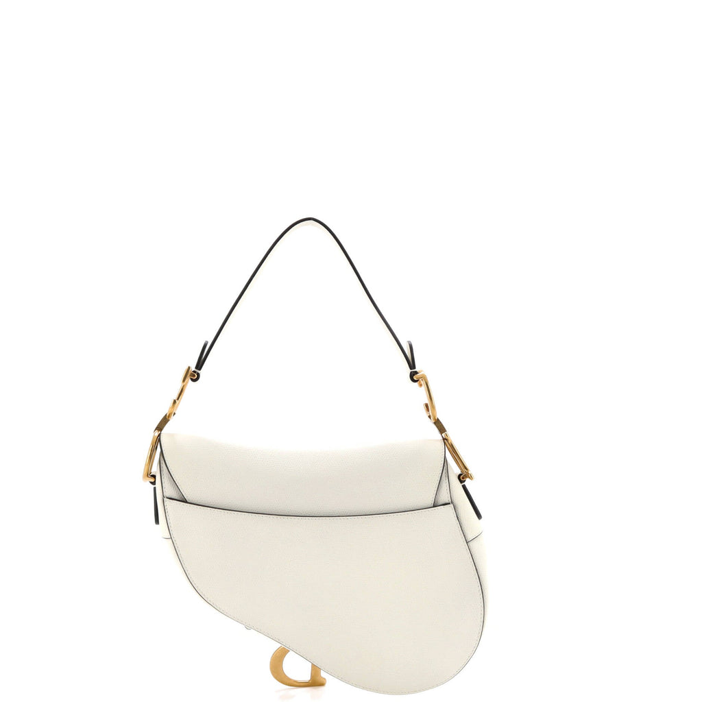 Saddle Handbag Leather Medium