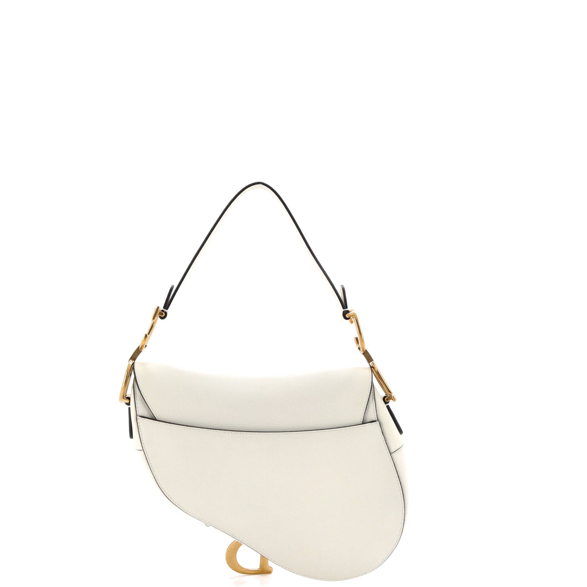 Saddle Handbag Leather Medium