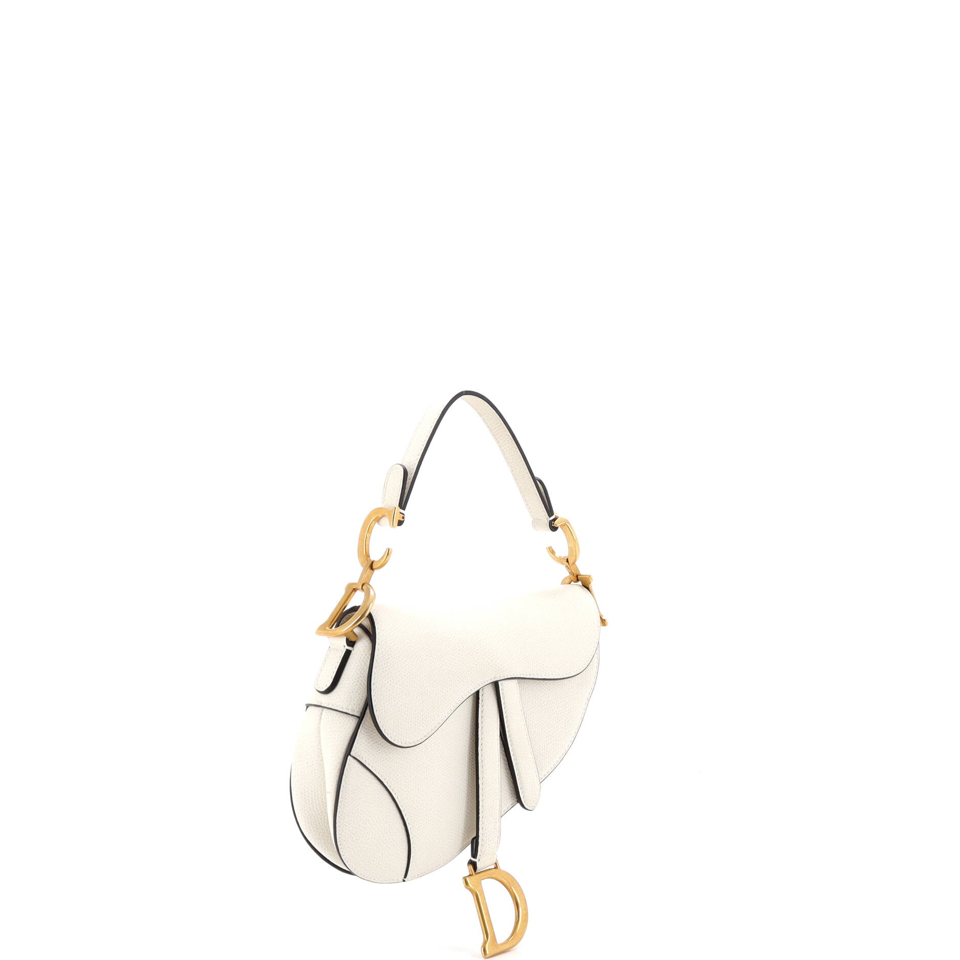 Saddle Handbag Leather Mini