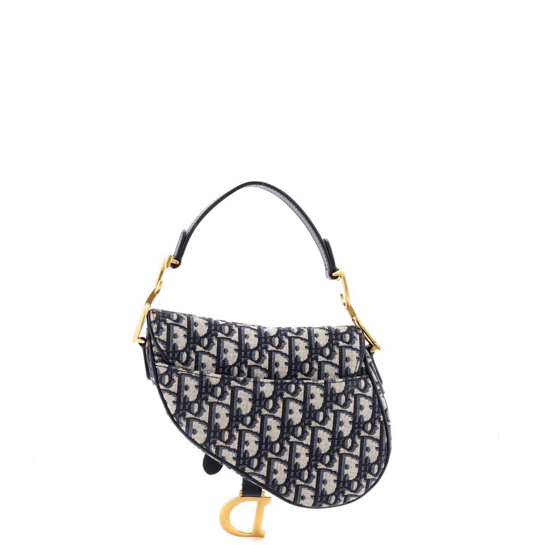 Saddle Handbag Oblique Canvas Mini