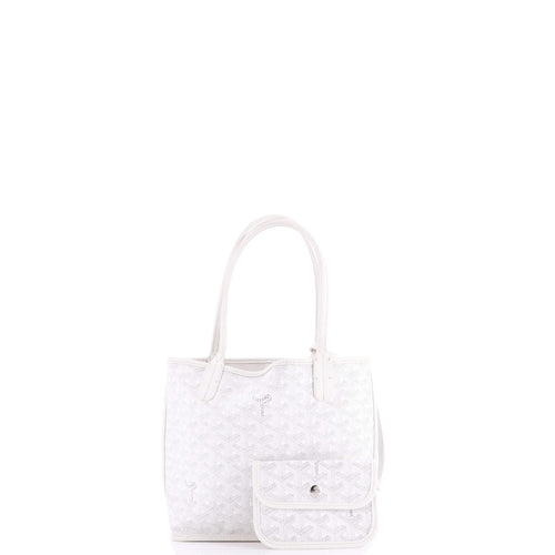 Anjou Reversible Tote Coated Canvas Mini