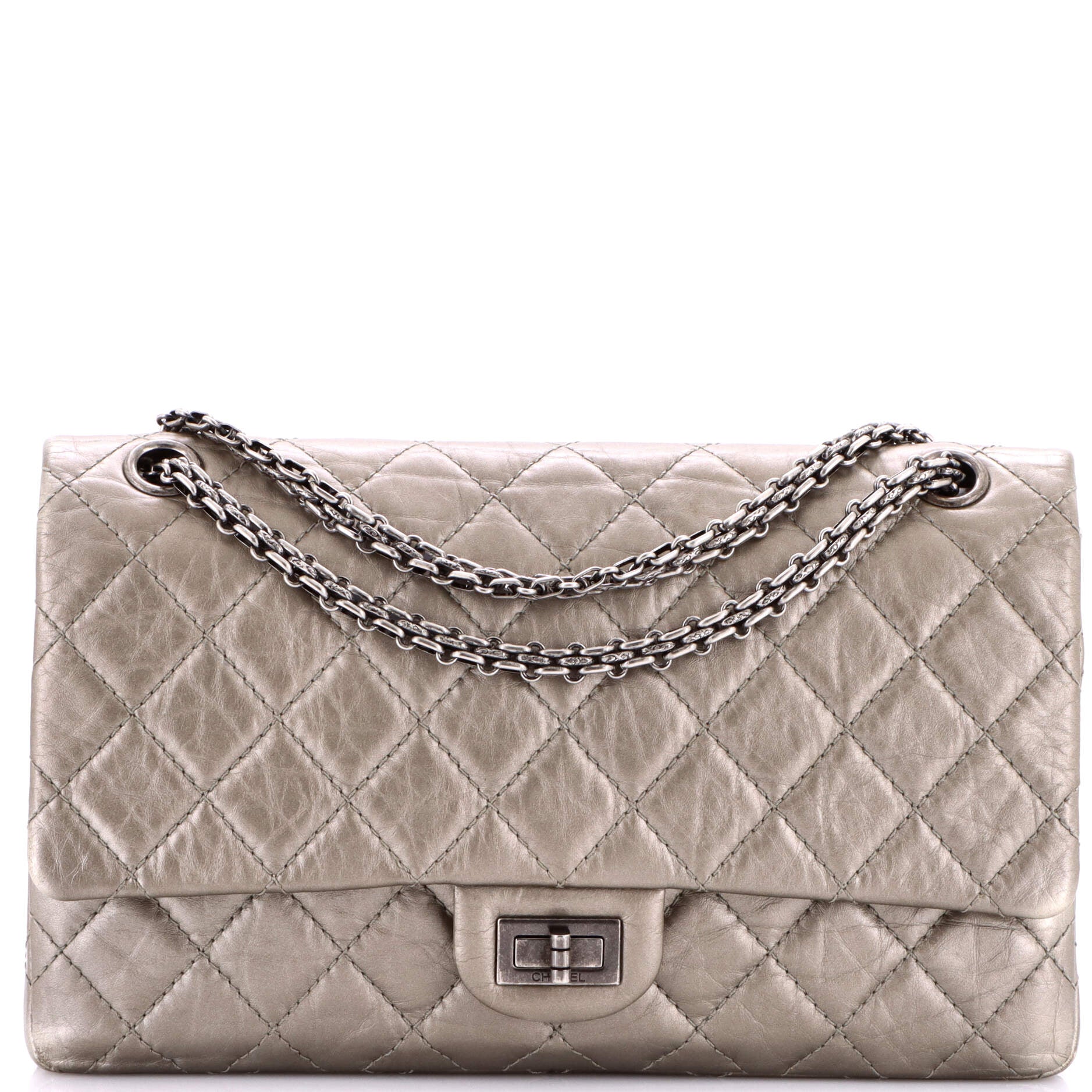 Reissue 2.55 Flap Bag Quilted Aged Calfskin 226