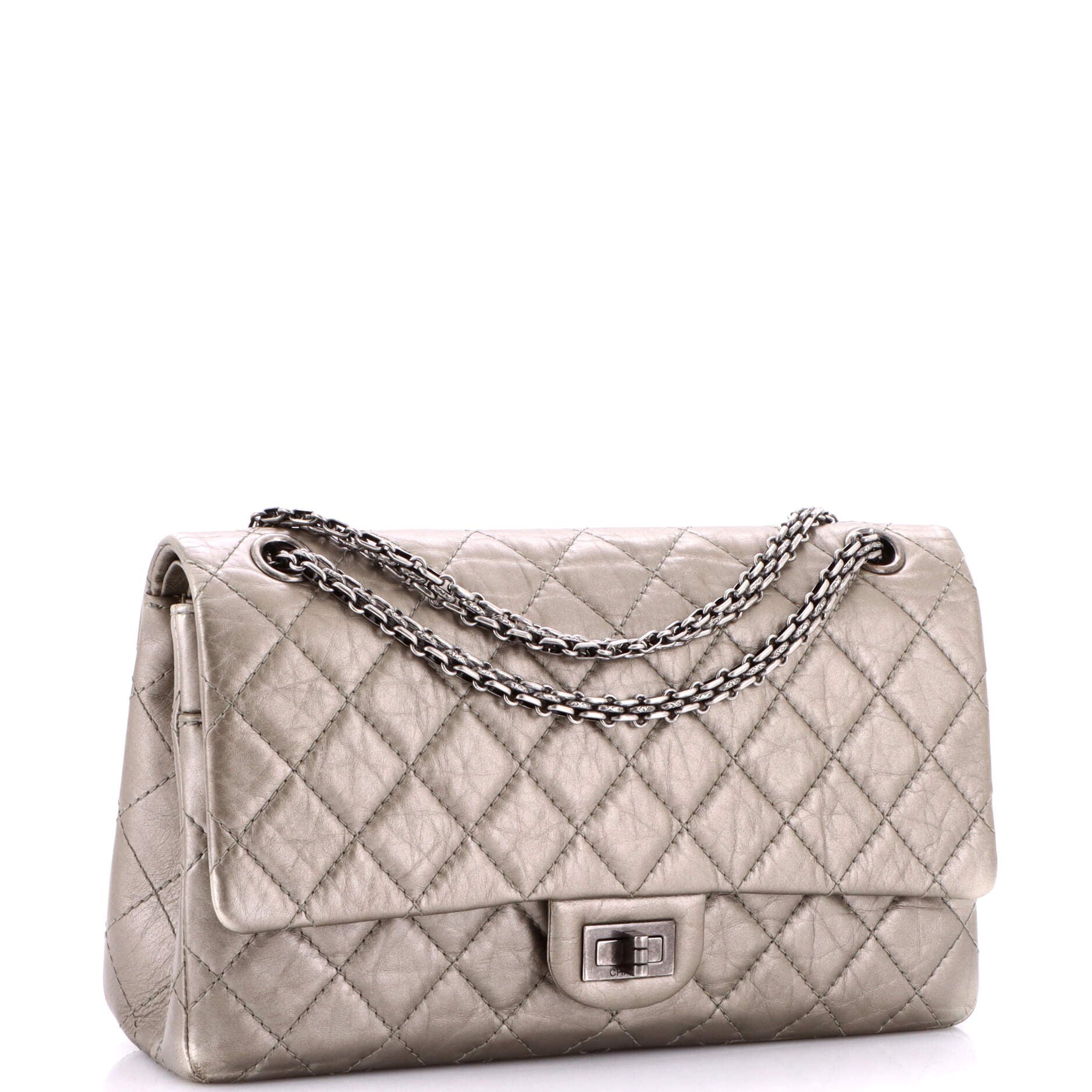 Reissue 2.55 Flap Bag Quilted Aged Calfskin 226