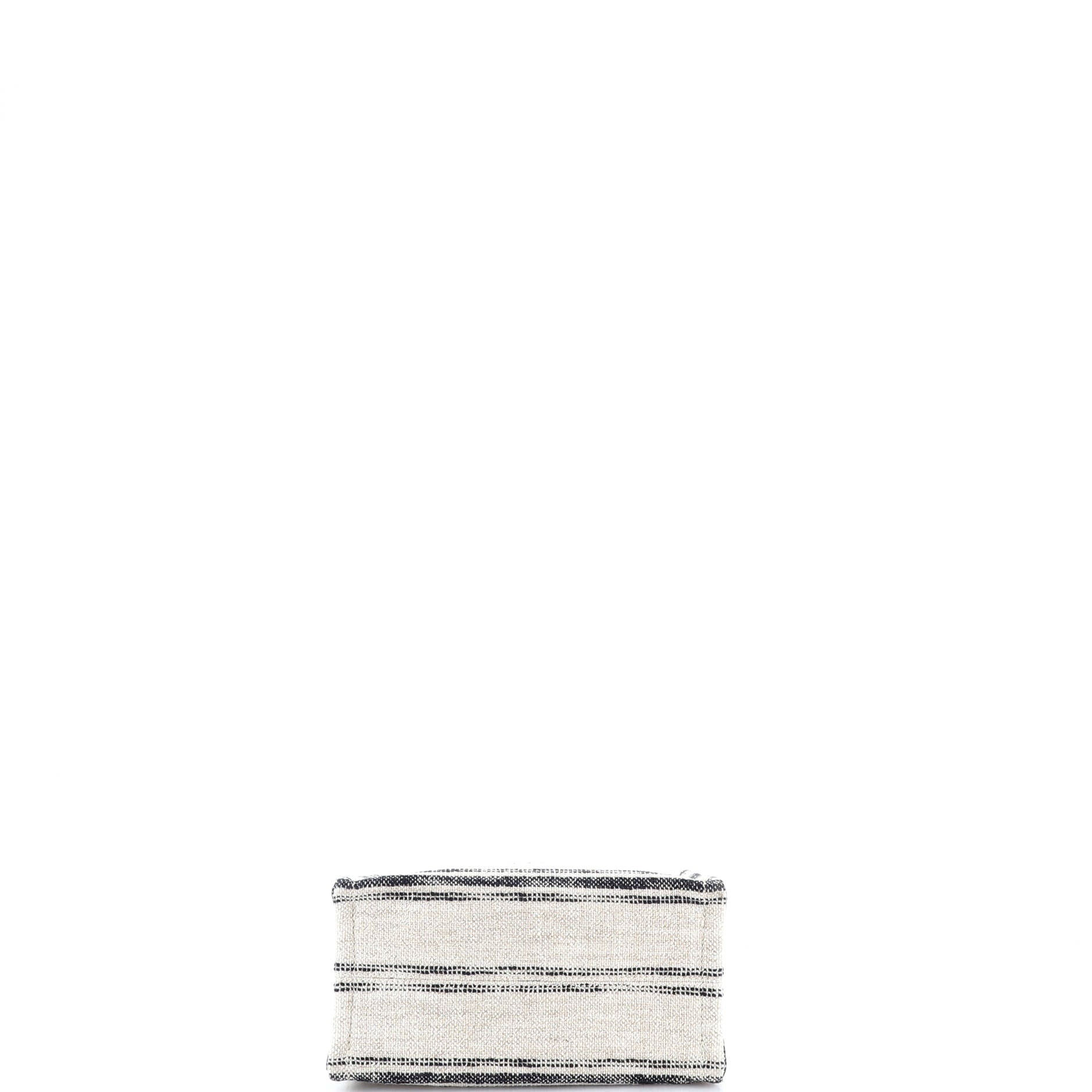 Cabas Thais Tote Striped Jacquard Textile Small