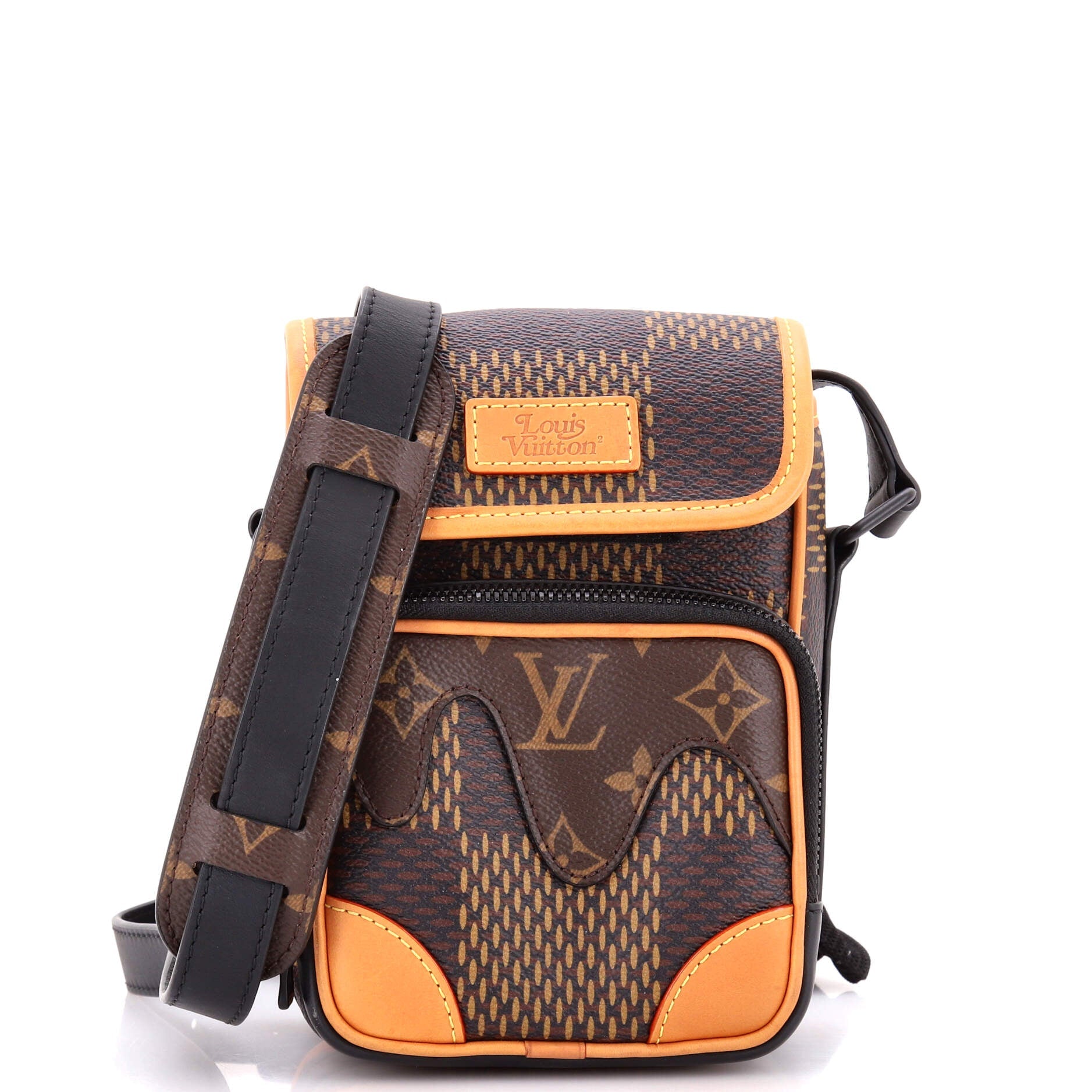 Nigo Amazone Messenger Bag Limited Edition Giant Damier and Monogram Canvas Nano