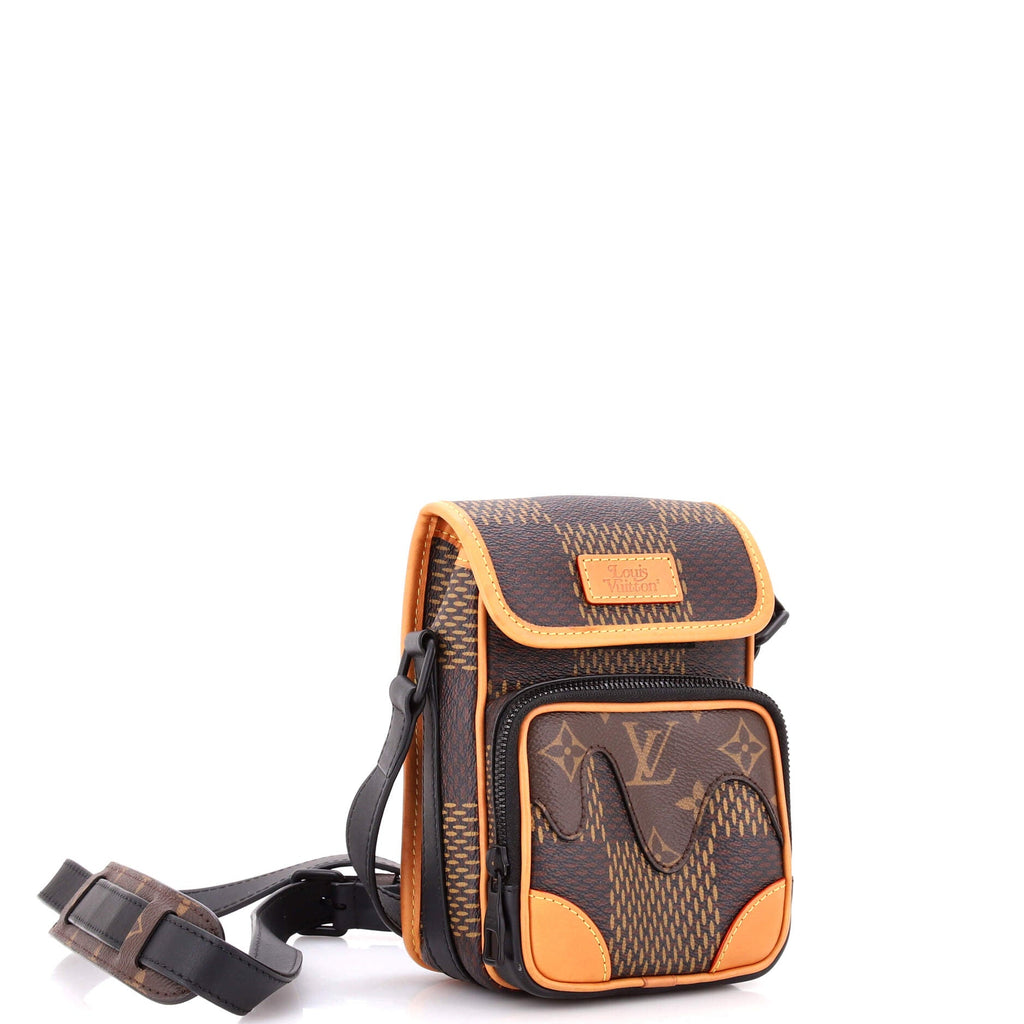 Nigo Amazone Messenger Bag Limited Edition Giant Damier and Monogram Canvas Nano
