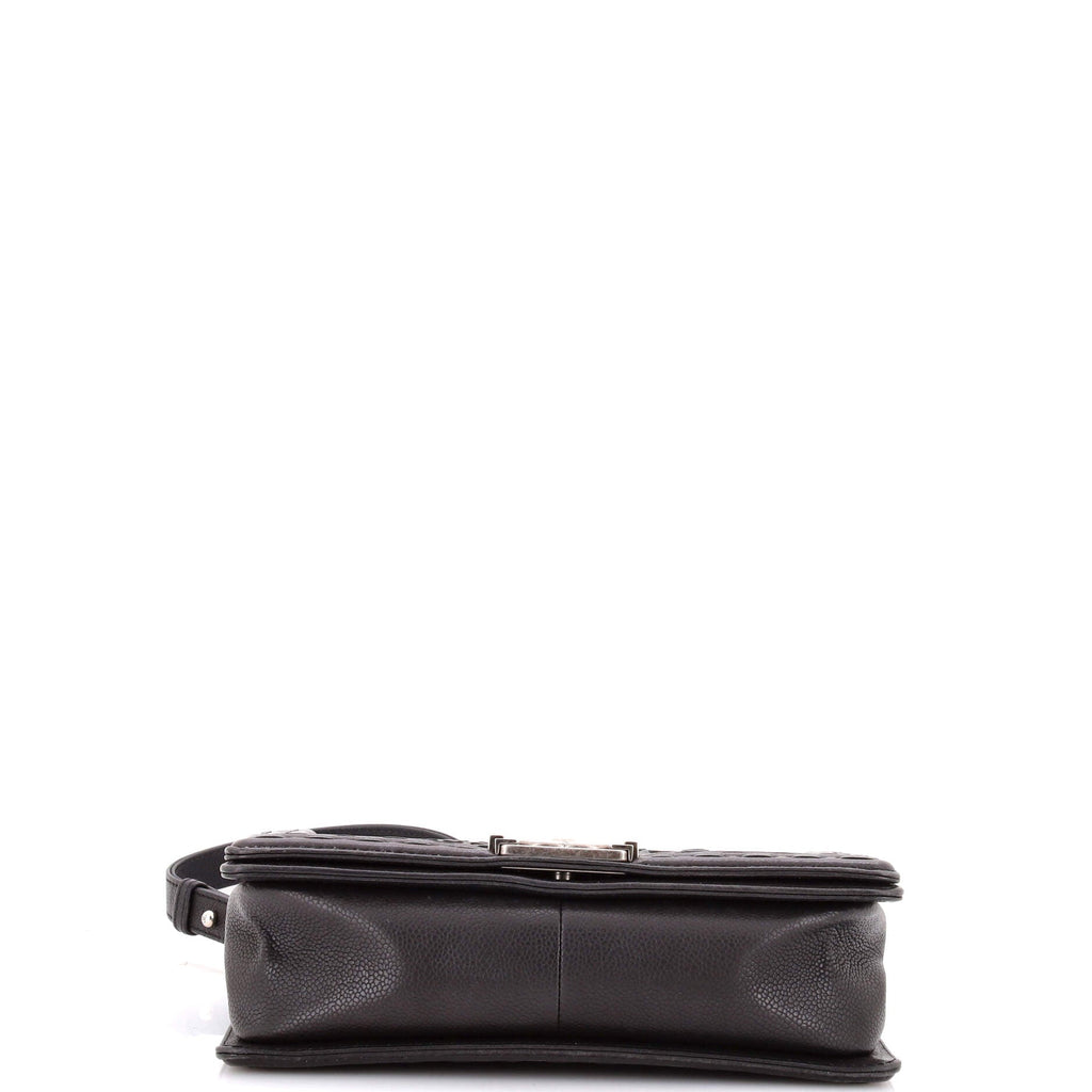 19 Flap Bag Quilted Leather Maxi