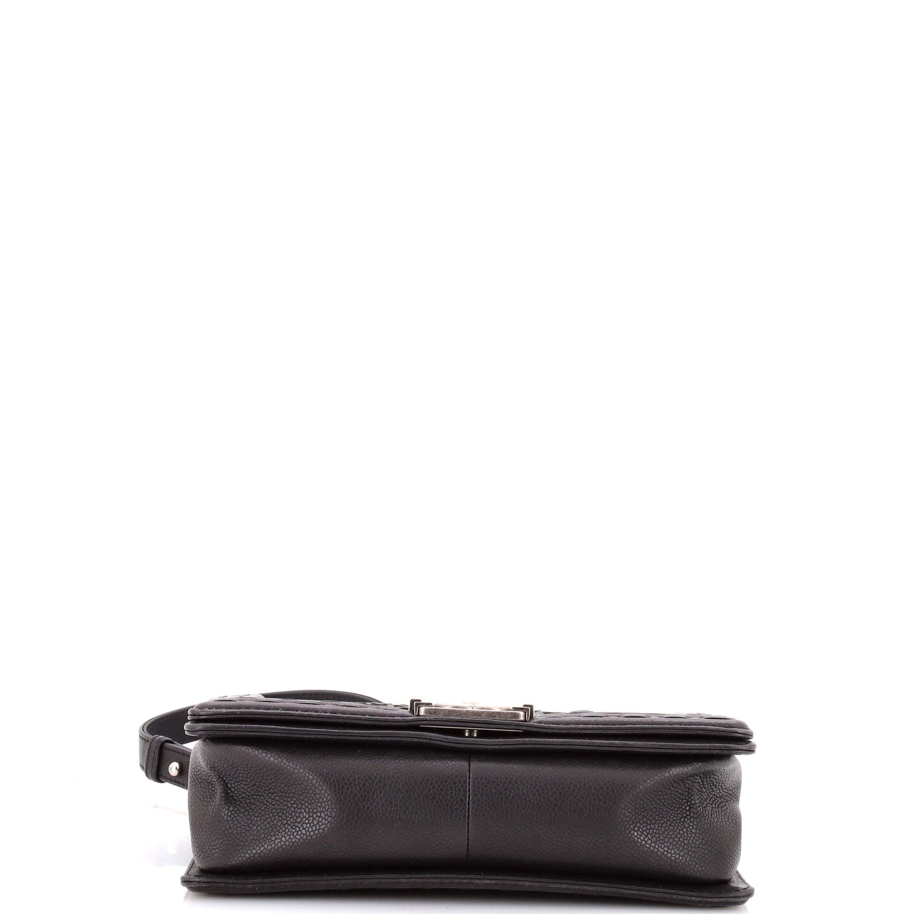 19 Flap Bag Quilted Leather Maxi