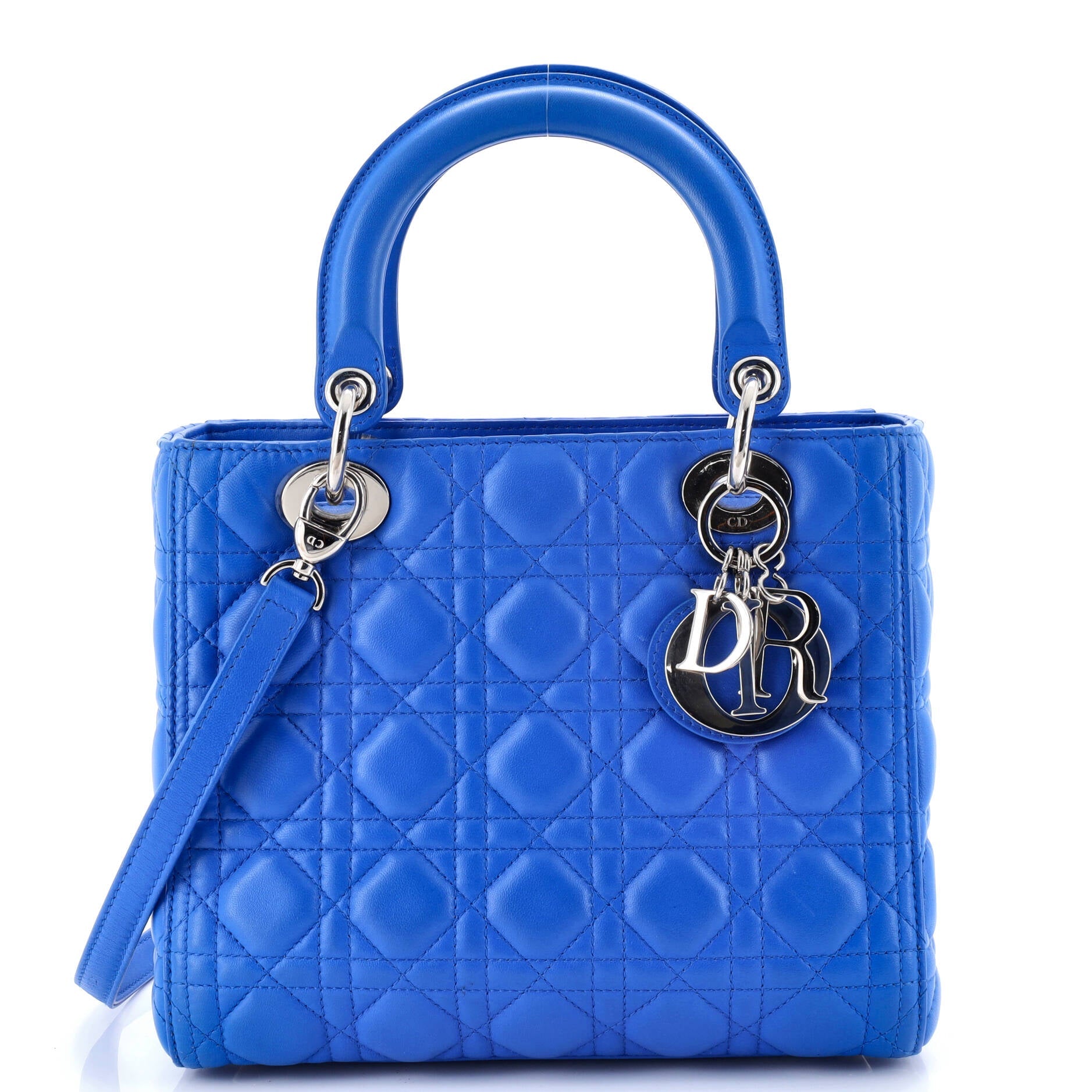 Lady Dior Bag Cannage Quilt Lambskin Medium