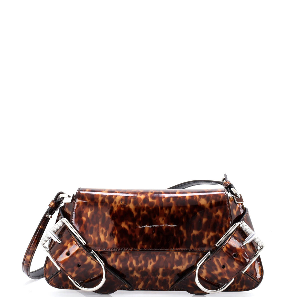 Voyou Shoulder Flap Bag Printed Patent