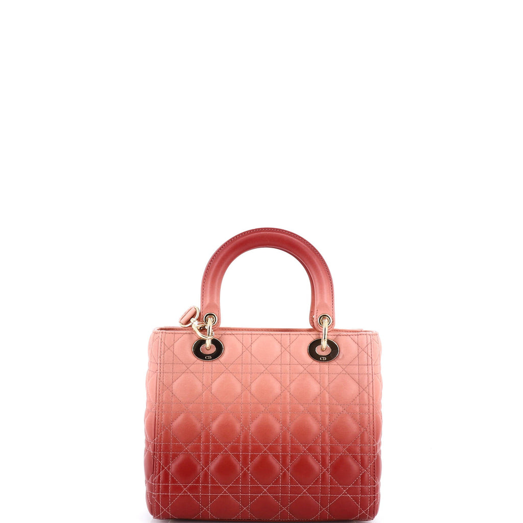 Lady Dior Bag Cannage Quilt Gradient Lambskin Medium