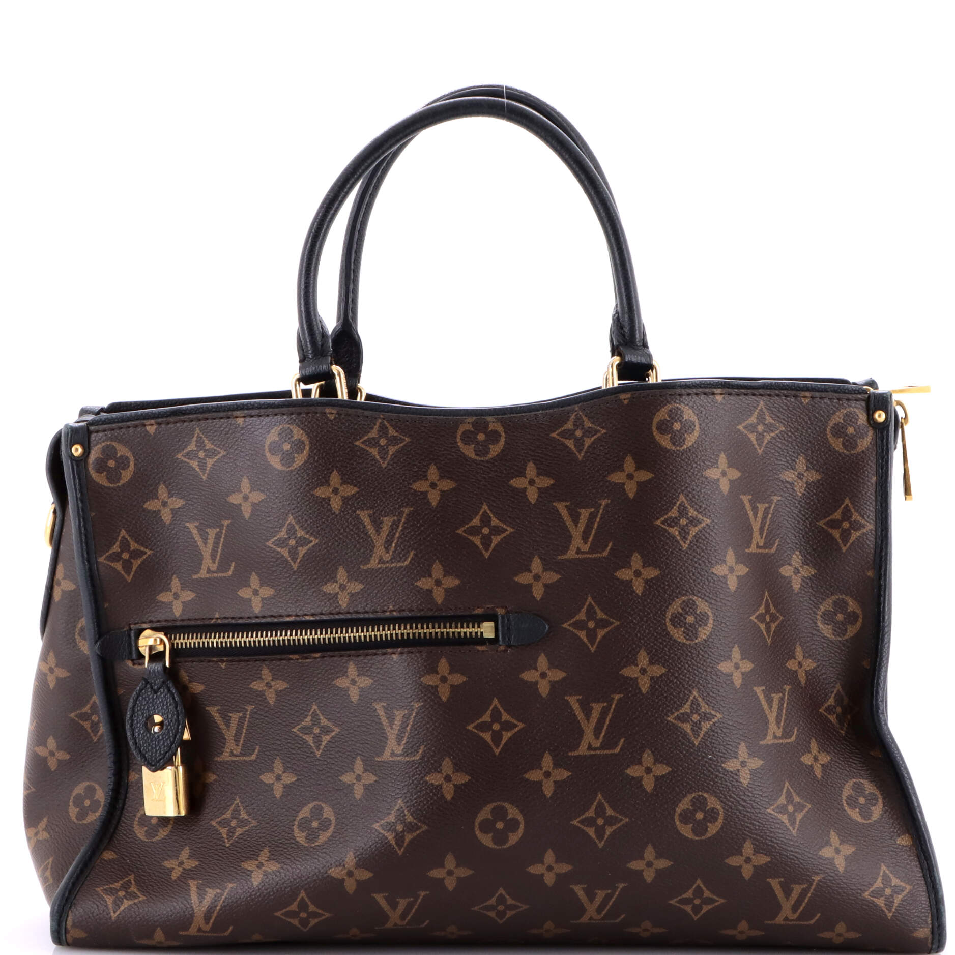Popincourt NM Handbag Monogram Canvas with Leather MM