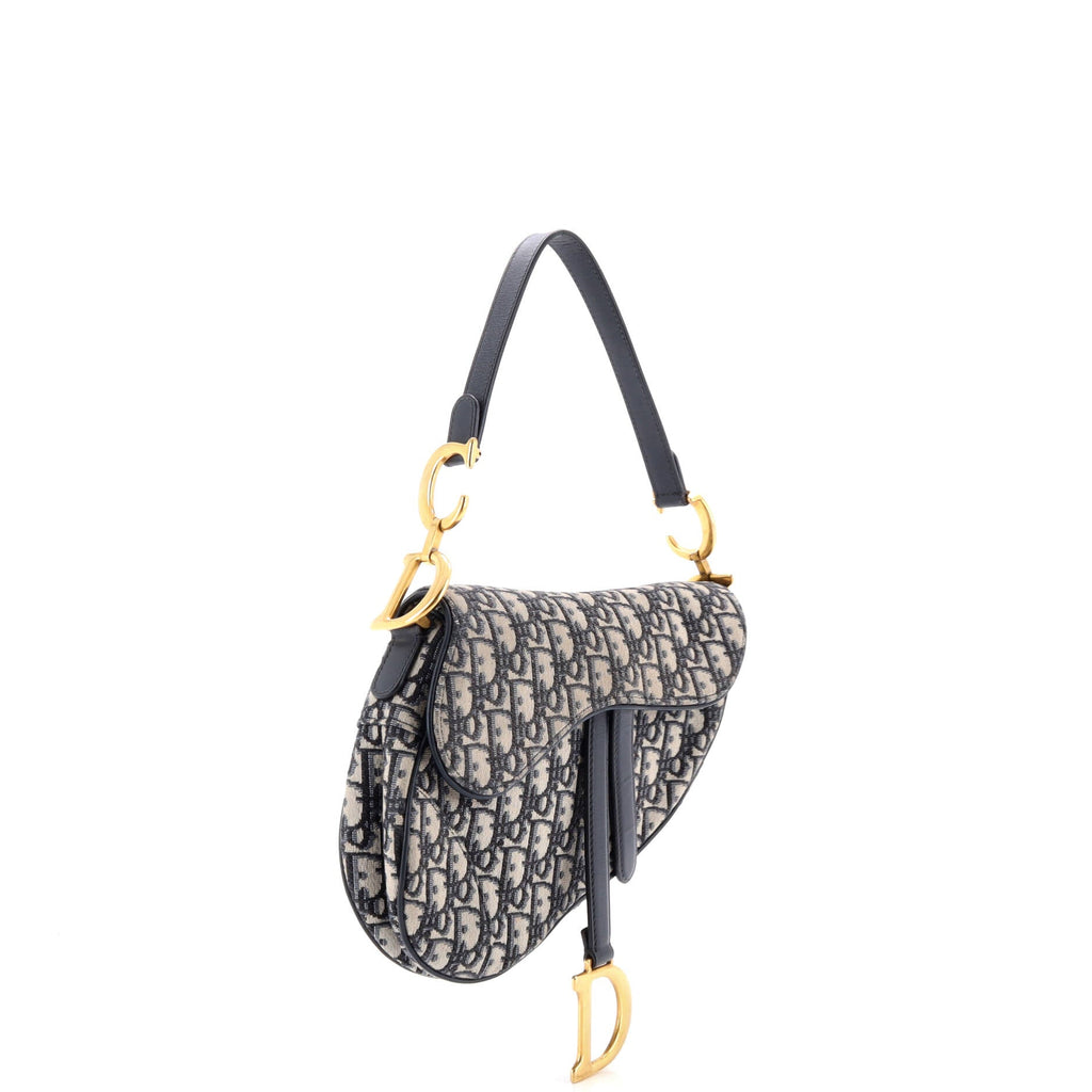 Saddle Handbag Oblique Canvas Medium