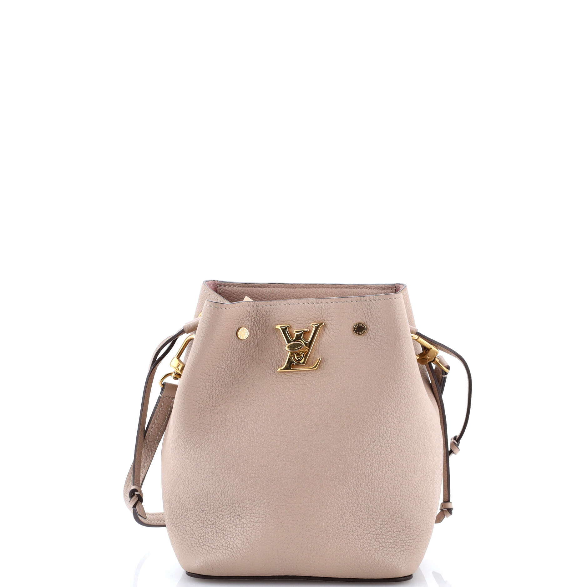 Lockme Bucket Bag Leather Nano