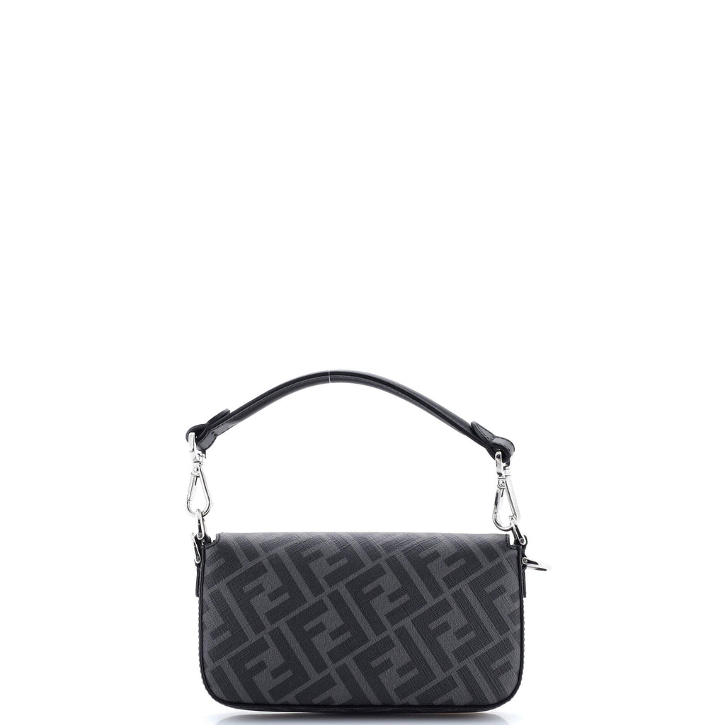 Baguette NM Bag Zucca Coated Canvas and Leather Mini