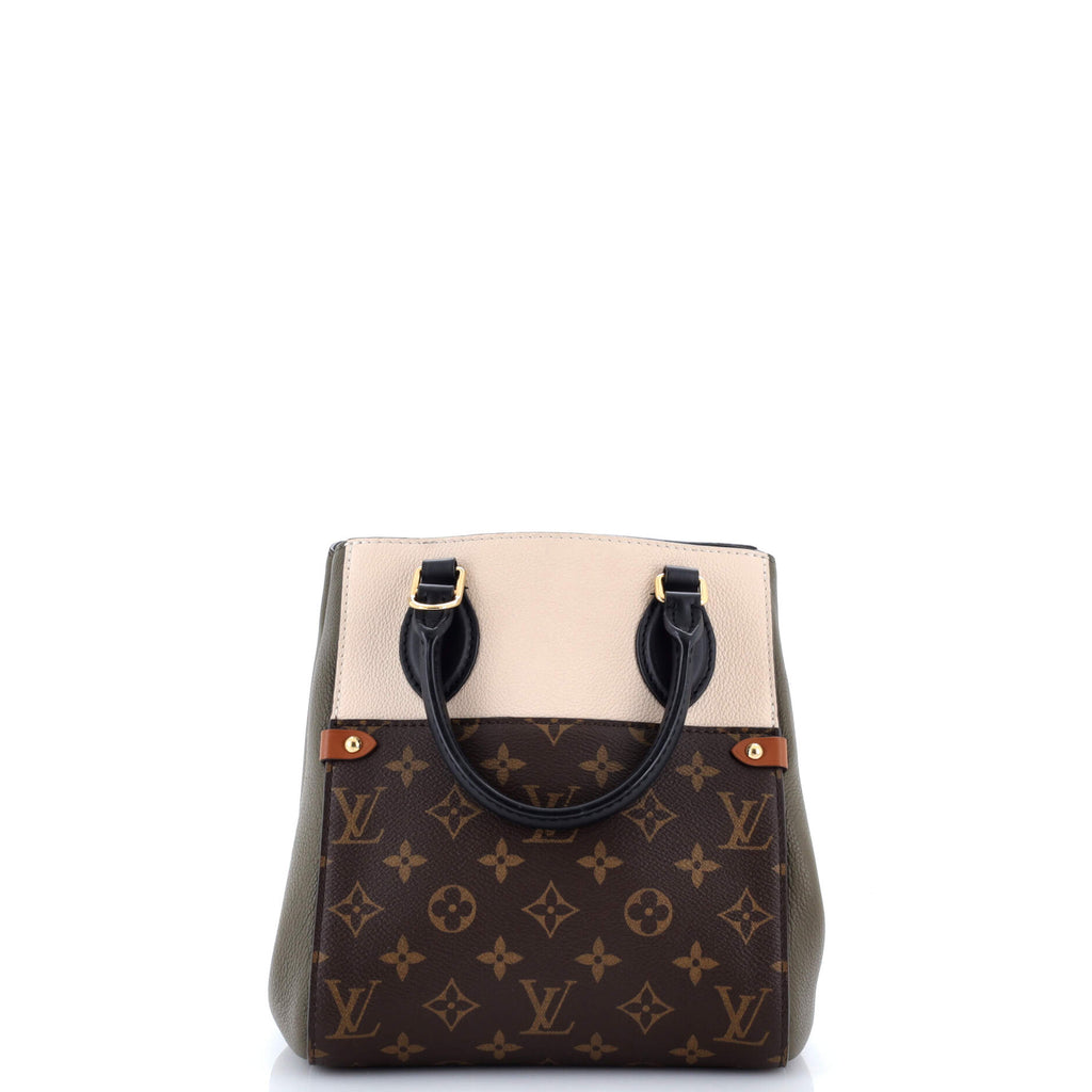 Fold Tote Monogram Canvas and Leather PM