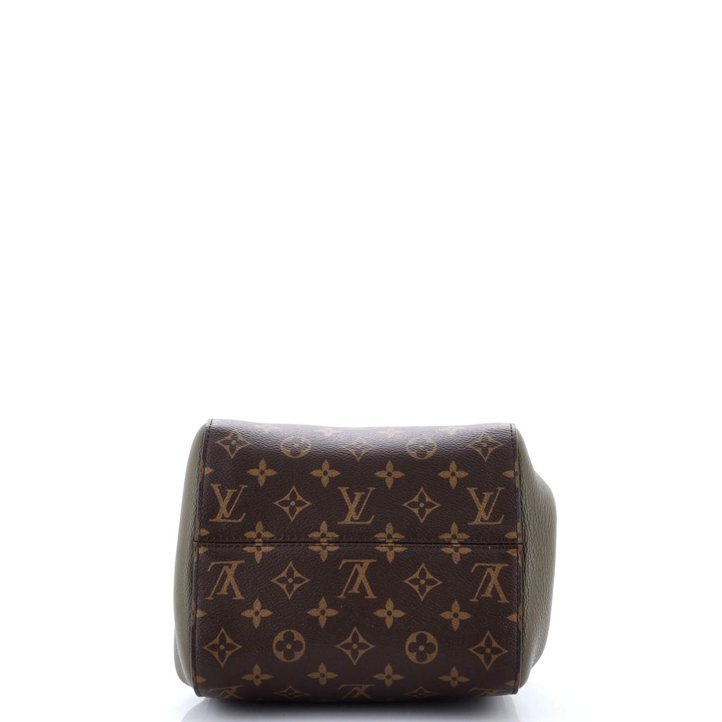 Fold Tote Monogram Canvas and Leather PM