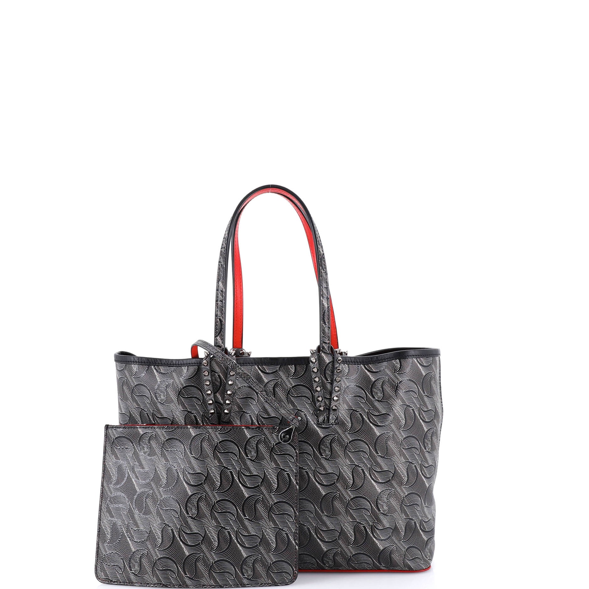 Cabata East West Tote Printed Leather Small