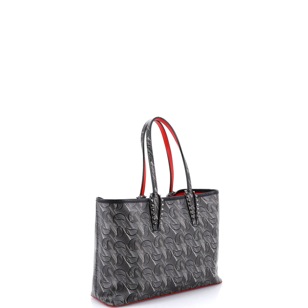 Cabata East West Tote Printed Leather Small
