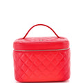 Classic Vanity Case Quilted Caviar Medium