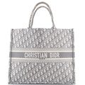 Book Tote Oblique Canvas Large