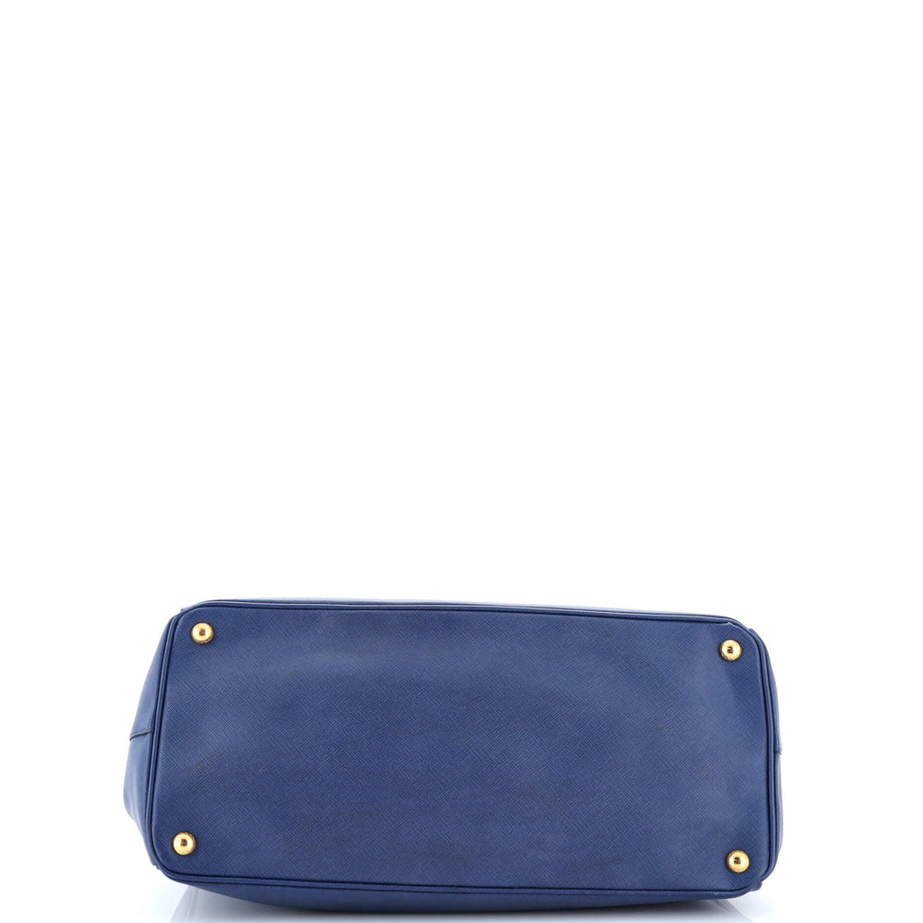 Double Zip Lux Tote Saffiano Leather Large