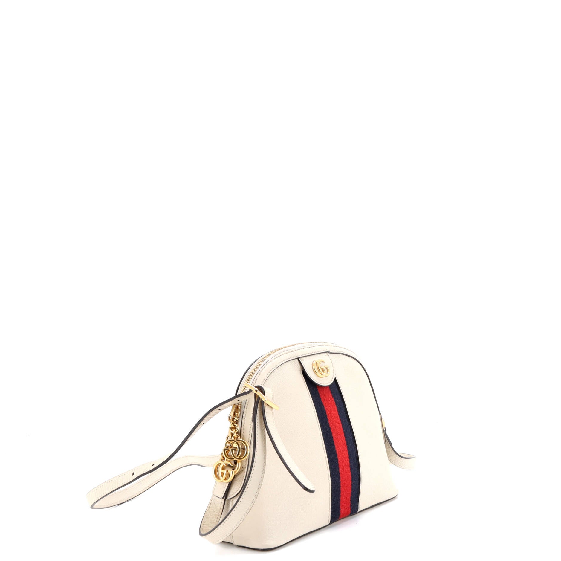 Ophidia Dome Shoulder Bag Leather Small